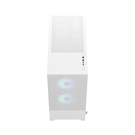 Fraktal design | Pop Air RGB | Sidevindue | Hvid TG Clear Tint | ATX, mATX, Mini ITX | Strømforsyning inkluderet Nej | ATX