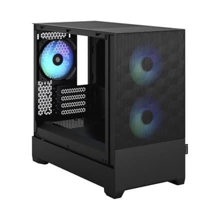 Fraktal design | Pop Mini Air RGB | Sidevindue | Sort TG Clear Tint | mATX, Mini ITX | Strømforsyning inkluderet Nej | ATX