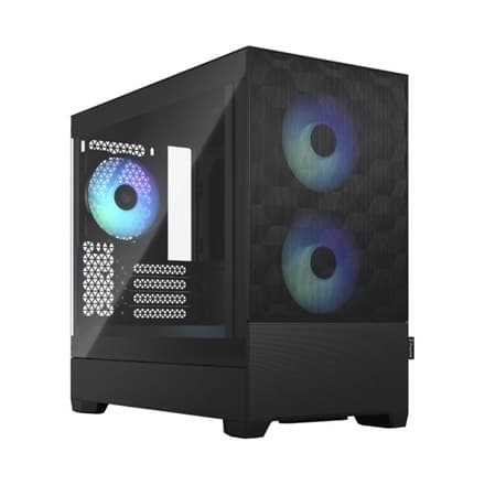Fraktal design | Pop Mini Air RGB | Sidevindue | Sort TG Clear Tint | mATX, Mini ITX | Strømforsyning inkluderet Nej | ATX