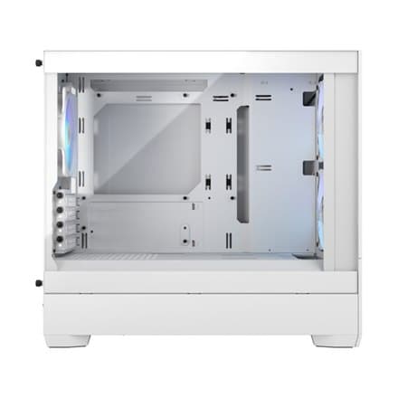 Fraktal design | Pop Mini Air RGB | Sidevindue | Hvid TG Clear Tint | mATX, Mini ITX | Strømforsyning inkluderet Nej | ATX