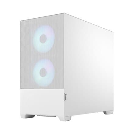 Fraktal design | Pop Mini Air RGB | Sidevindue | Hvid TG Clear Tint | mATX, Mini ITX | Strømforsyning inkluderet Nej | ATX