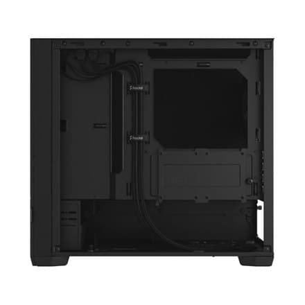 Fraktal design | Pop Mini Silent | Sidevindue | Sort massiv | mATX, Mini ITX | Strømforsyning inkluderet Nej | ATX