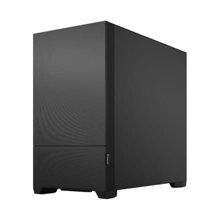 Fraktal design | Pop Mini Silent | Sidevindue | Sort massiv | mATX, Mini ITX | Strømforsyning inkluderet Nej | ATX
