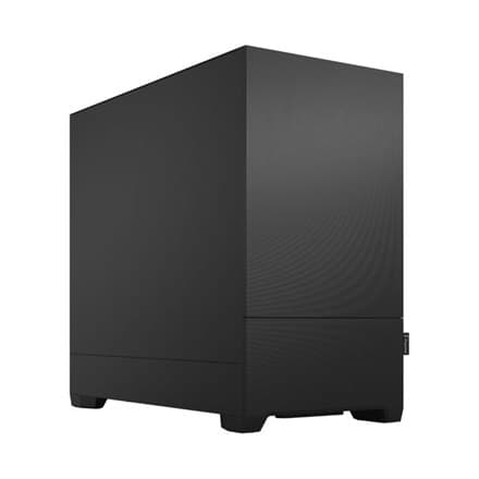 Fraktal design | Pop Mini Silent | Sidevindue | Sort massiv | mATX, Mini ITX | Strømforsyning inkluderet Nej | ATX