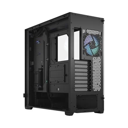 Fraktal design | Pop XL Air RGB | Sidevindue | Sort TG Clear Tint | E-ATX op til 280 mm, ATX, mATX, Mini ITX | Strømforsyning ind