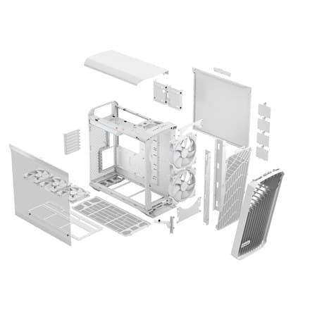 Fractal Design | Torrent | RGB Vit TG klar nyans | Strömförsörjning ingår Nej | ATX