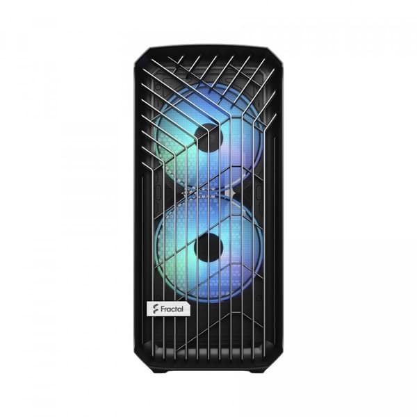 Fraktal design | Torrent Sort RGB TG Lys Tint | FD-C-TOR1A-04 | Sort | Strømforsyning inkluderet | ATX Sort