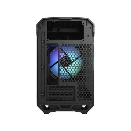 Fraktal design | Torrent Nano RGB TG Light Tint | Sidevindue | Sort | Strømforsyning inkluderet | ATX