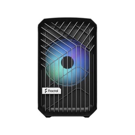 Fraktal design | Torrent Nano RGB TG Light Tint | Sidevindue | Sort | Strømforsyning inkluderet | ATX