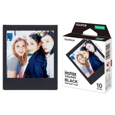 Fujifilm | Instax Square Instant Film Black | Kiiltävä | Määrä 10