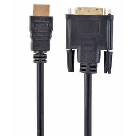 Gembird | CC-HDMI-DVI-10 | Mand | 19 ben HDMI Type A | Mand | DVI | 3 m