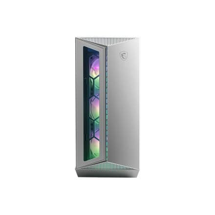 MSI | MPG GUNGNIR 110R | Sidevindue | Hvid | Mid-Tower | Strømforsyning inkluderet Nej | ATX