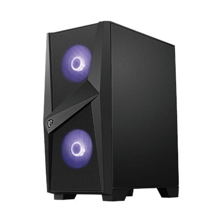 MSI MAG FORGE 100M PC-kotelo, Mid-Tower, USB 3.2, musta MSI | MAG FORGE 100M | Musta | ATX | Mukana virtalähde nro