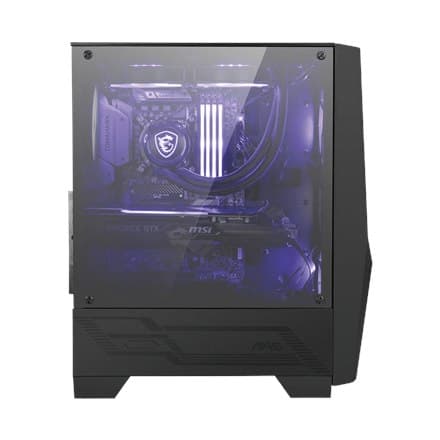 MSI MAG FORGE 100M PC-kotelo, Mid-Tower, USB 3.2, musta MSI | MAG FORGE 100M | Musta | ATX | Mukana virtalähde nro