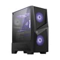 Pikkukuva 1 / 4: MSI MAG FORGE 100M PC-kotelo, Mid-Tower, USB 3.2, musta MSI | MAG FORGE 100M | Musta | ATX | Mukana virtalähde nro
