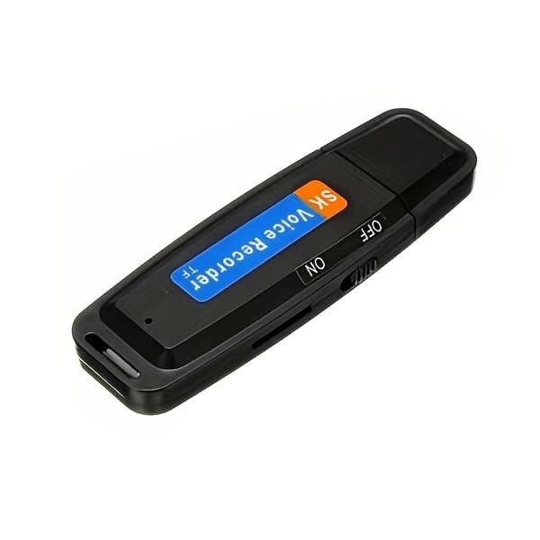 Diktafon via USB - Sort