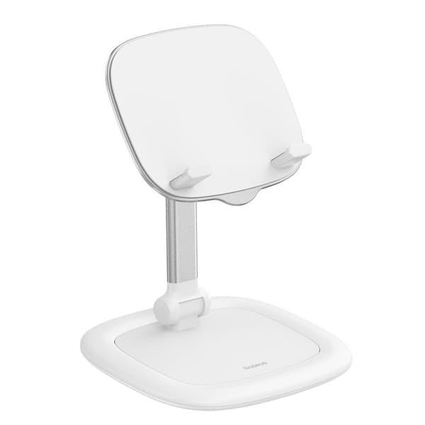 Justerbart stativ til tablet og telefon Seashell Series hvid