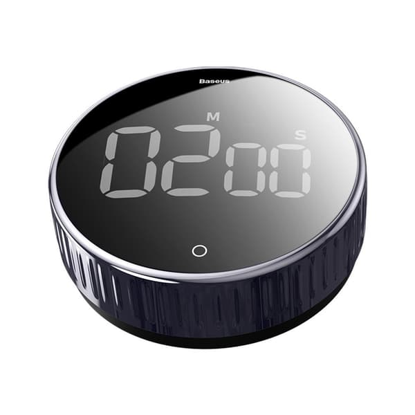 Roterende timer, elektronisk timer, sort
