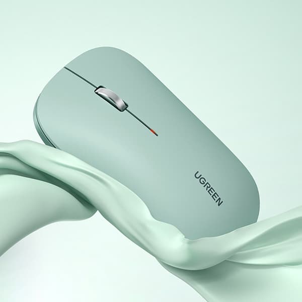 Handy trådløs mus til en USB-computer, grøn
