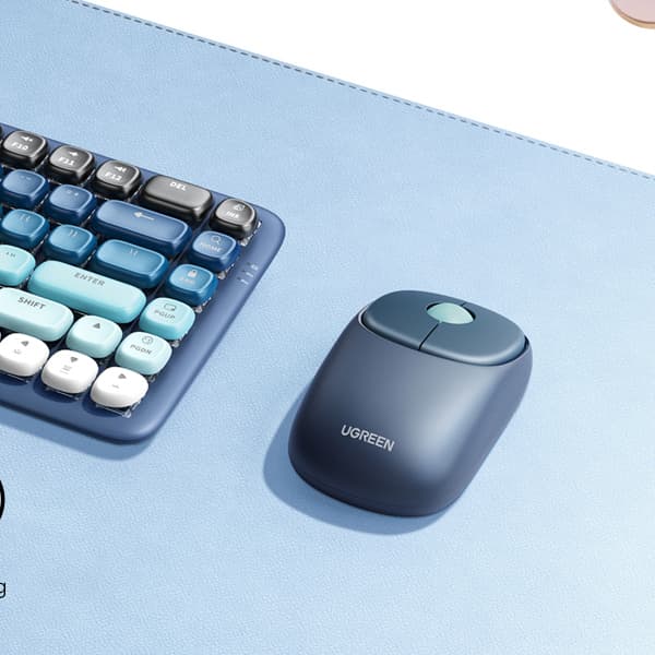 Trådløs computermus MU102 FUN+ Bluetooth 2,4 GHz, sort