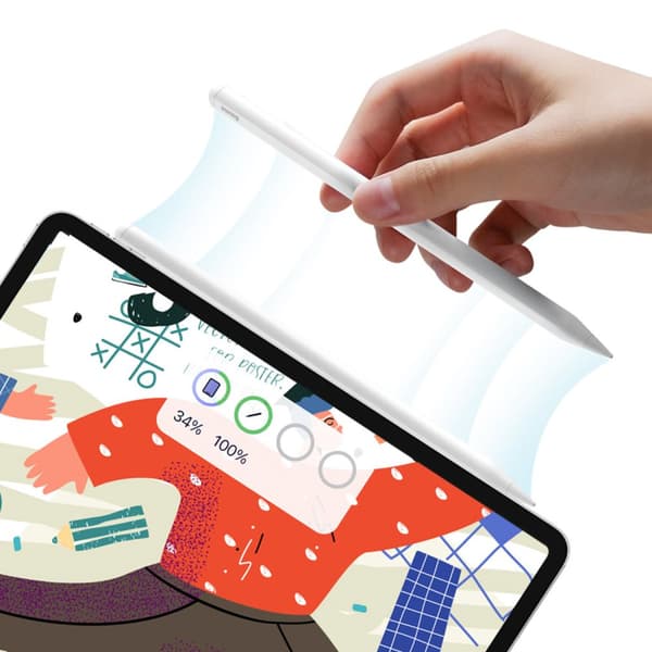 Aktiv stylus til iPad Air / Pro Smooth Writing 2 Series Dual Charging hvid