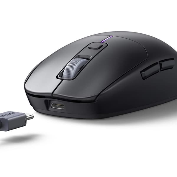 Trådløs Bluetooth 5.0 USB 2.4GHz computermus - sort