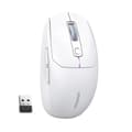 Pikkukuva 1 / 3: Langaton Bluetooth 5.0 USB 2.4GHz tietokoneen hiiri - valkoinen