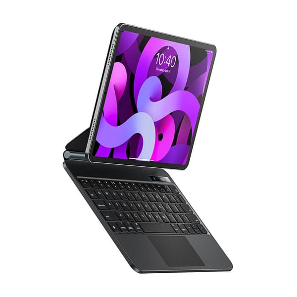 Magnetisk etui + trådløst tastatur med touchpad iPad Pro 11'' / iPad Air 4/5 10,9" grå