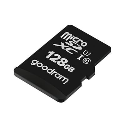 Mikrokort hukommelseskort 128GB micro SD XC UHS-I klasse 10 + SD adapter