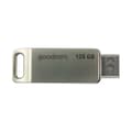 Miniatyrbild 4 av 5: Pendrive 128GB, två USB 3.2 + USB-C OTG ODA3-kontakter, silver