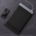 Miniatyrbillede 8 af 9: Woolnut Leather Sleeve -beskyttelseslomme 15" MacBook Air, sort