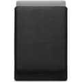 Miniatyrbillede 1 af 9: Woolnut Leather Sleeve -beskyttelseslomme 15" MacBook Air, sort