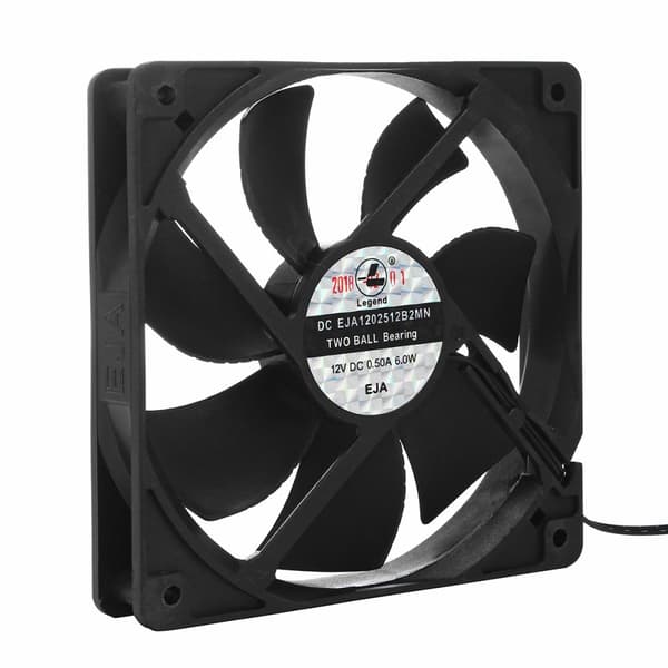 12V DC 3000 rpm 12cm jäähdytystuuletin nopea kaksoiskuulalaakeroitu ilmakaivosjäähdytystuulettimen jäähdytyselementti