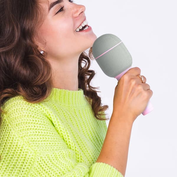 Karaokemikrofon med høyttaler og lydeffekter - Groovy Marshmallow