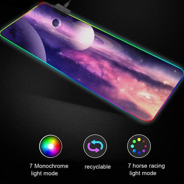 Hiirimatto RGB 800 x 300 x 4mm (Deep Planet)