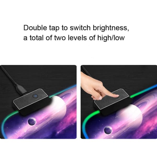 Hiirimatto RGB 800 x 300 x 4mm (Deep Planet)