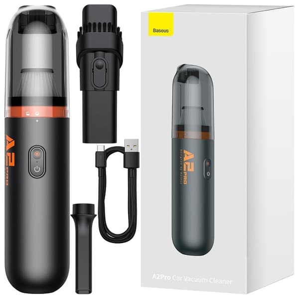 Baseus A2Pro bilstøvsuger 6000Pa 80W sort Sort
