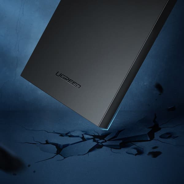 SSD HDD 2.5'' USB 3.0 SATA hårddiskhölje, svart