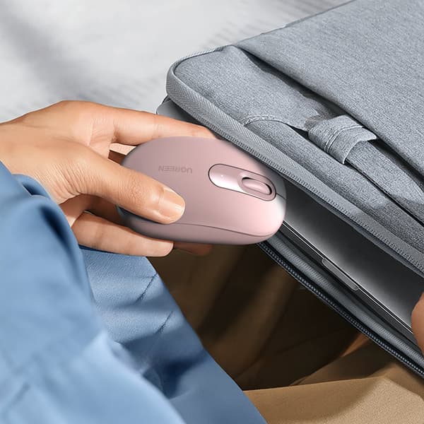 Trådlös mus för dator USB 2.4GHz, rosa