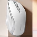 Miniatyrbild 5 av 6: Ergonomisk trådlös datormus MU101 Bluetooth 2,4 GHz, vit