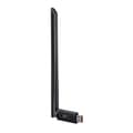 Miniatyrbild 3 av 6: Externt USB WiFi 2.4GHz 5GHz 650Mb/s nätverkskort med 6dBi antenn, svart
