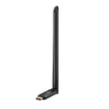 Miniatyrbild 4 av 6: Externt USB WiFi 2.4GHz 5GHz 650Mb/s nätverkskort med 6dBi antenn, svart