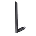 Miniatyrbild 5 av 6: Externt USB WiFi 2.4GHz 5GHz 650Mb/s nätverkskort med 6dBi antenn, svart