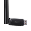 Miniatyrbild 6 av 6: Externt USB WiFi 2.4GHz 5GHz 650Mb/s nätverkskort med 6dBi antenn, svart