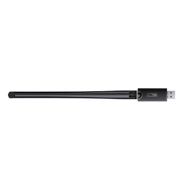 Externt USB WiFi 2,4GHz 300Mb/s nätverkskort med 6dBi antenn, svart