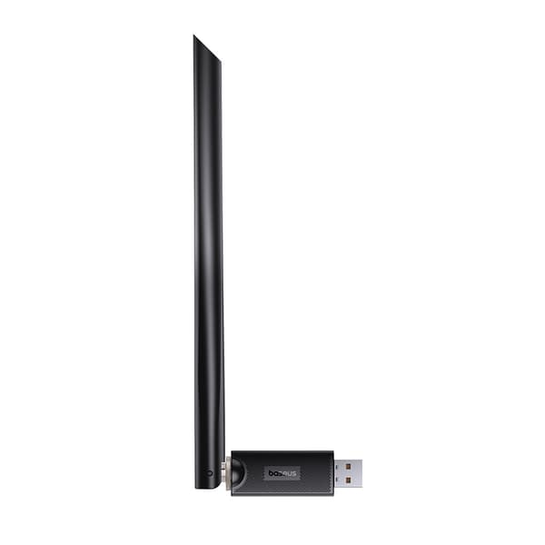 Externt USB WiFi 2,4GHz 300Mb/s nätverkskort med 6dBi antenn, svart