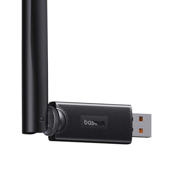 Ulkoinen USB WiFi 2.4GHz 150Mb/s verkkokortti 6dBi antennilla, musta