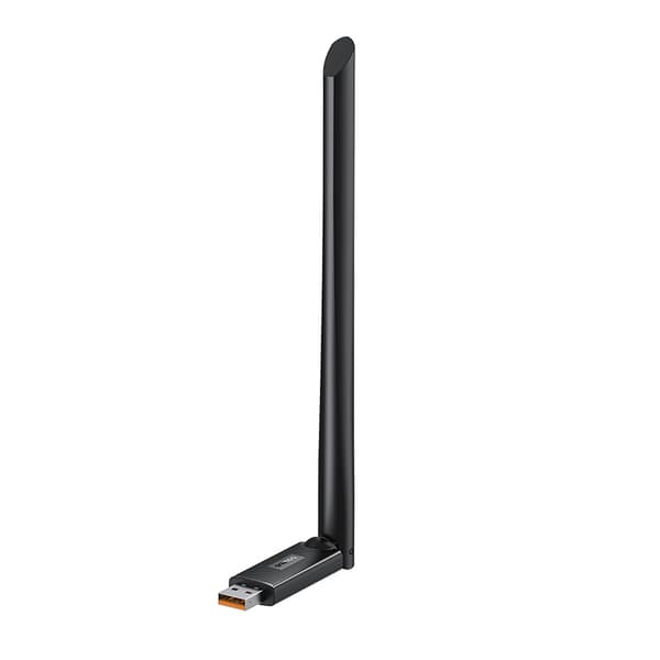 Ulkoinen USB WiFi 2.4GHz 150Mb/s verkkokortti 6dBi antennilla, musta