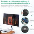 Pikkukuva 4 / 6: PCI-E Gigabit 10/100/1000Mbps verkkokortti - musta