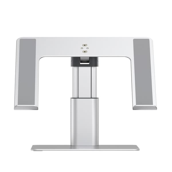 Laptopstativ 11"-17,3", justerbar højde, aluminium, sølv